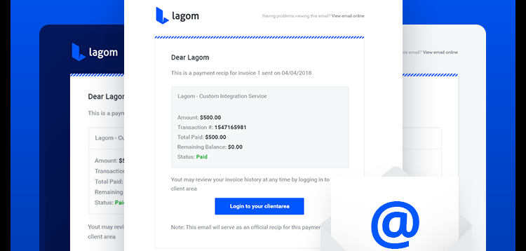 Item cover for download Lagom WHMCS Email Template